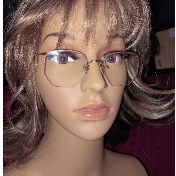 Early 1900s Engraved 10K GOLD WIRE RIM READING GLASSES Rare Shape - Picture 1 of 4